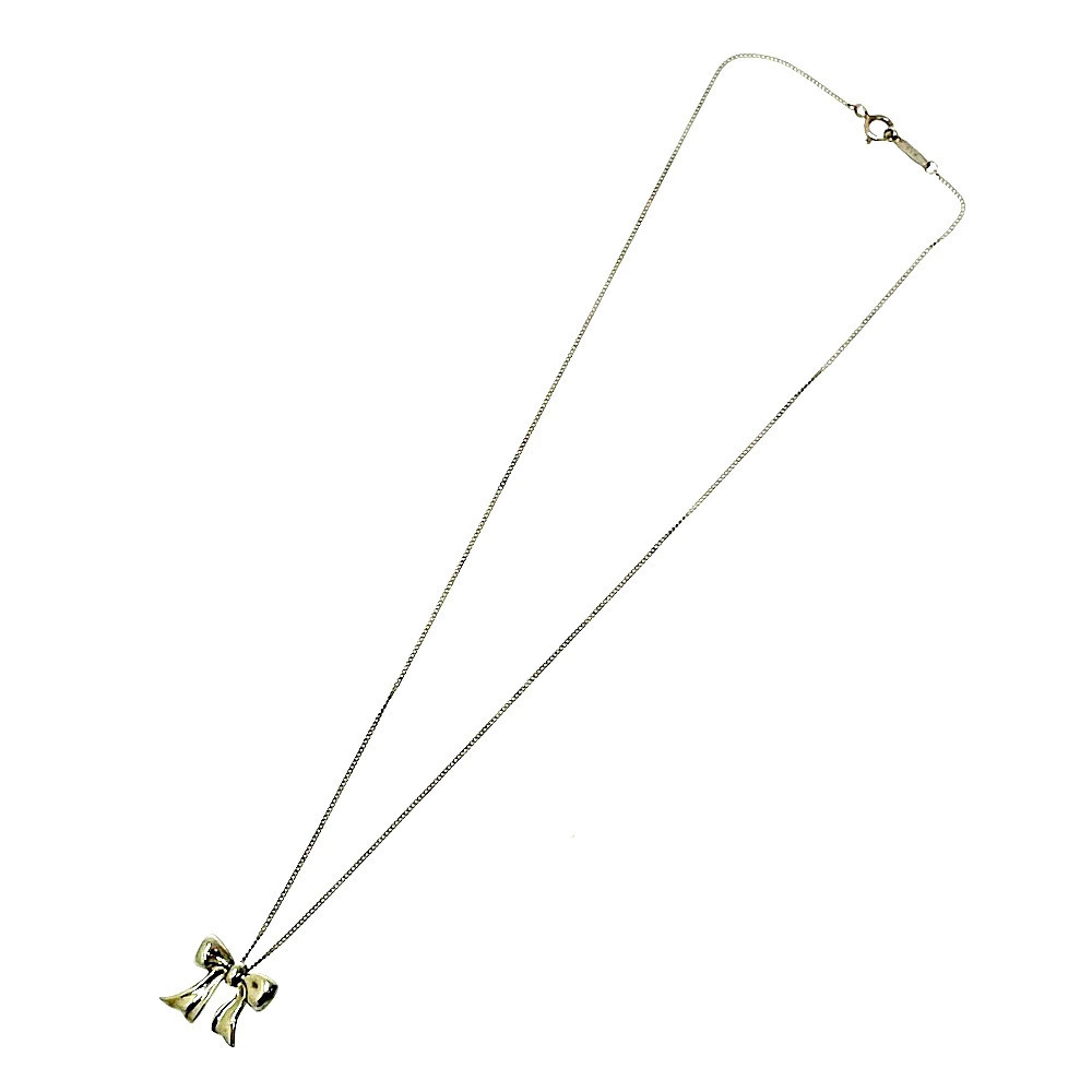 TIFFANYCo Tiffany Silver Rion Necklace Sterling Silver